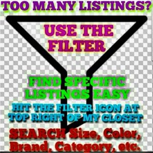 ⁉️HELPFUL FILTER CHART⁉️